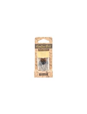 Szpilki z plastikowymi czarnymi główkami - Hemline Gold - 0,58x38 mm - 678.BK.HG - 60szt./opak.