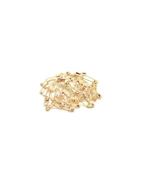 Agrafki zwykłe mix rozmiarów - Hemline Gold - złote - 415.99.GD.HG - 50szt./opak.