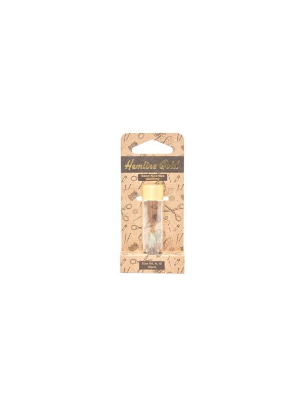 Igły do ręcznego pikowania - Hemline Gold - rozm.8-10 - 282G.810.HG - 10szt./opak.