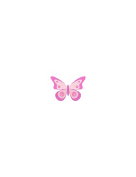 Aplikacje termoprzylepne drukowane LECCO - Butterflies - 06496 - 40szt./opak.