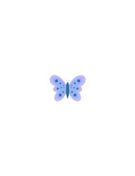 Aplikacje termoprzylepne drukowane LECCO - Butterflies - 06496 - 40szt./opak.
