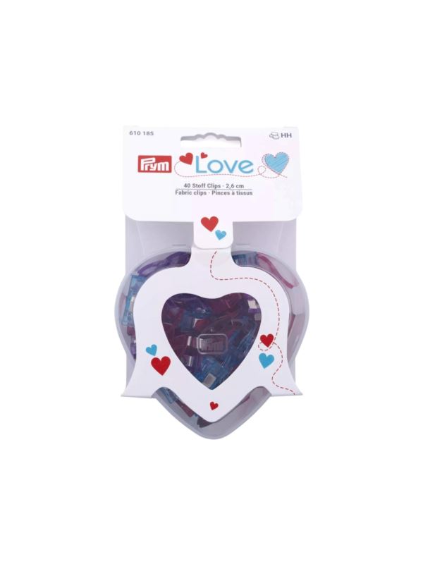 Klipsy do tkanin PRYM - Love - 2,60 cm - 610185 - 40szt./opak.