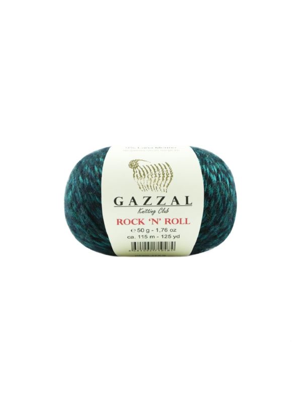 Włóczka - Gazzal - Rock and Roll - 0,5kg/opak.