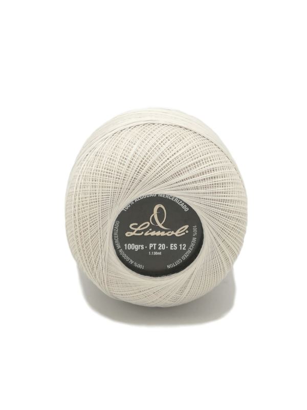 Kordonek LIMOL - Mercerizado - 100% bawełna - gr.20 - 1130mb x 0,4kg/opak.