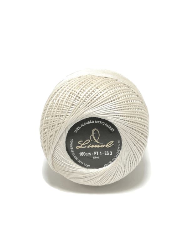 Kordonek LIMOL - Mercerizado - 100% bawełna - gr.4 - 238mb x 0,4kg/opak.