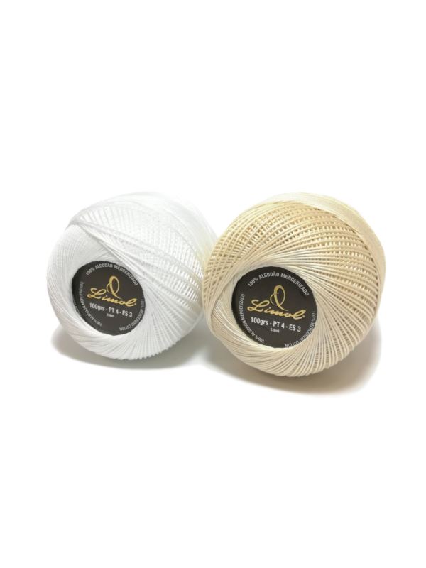 Kordonek LIMOL - Mercerizado - 100% bawełna - gr.4 - 238mb x 0,4kg/opak.
