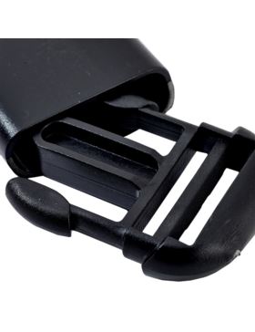 Klamra plastikowa do paska PRYM - 25 mm - czarna - 416352