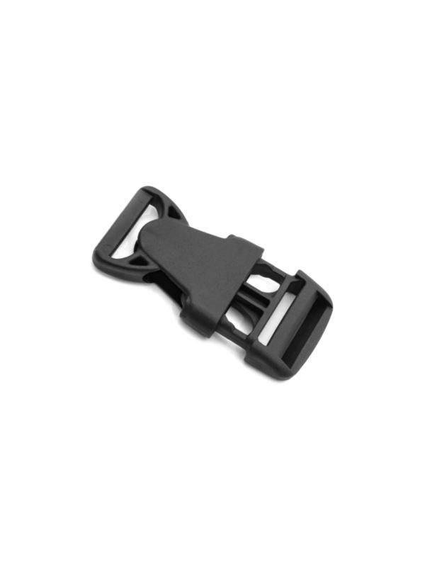 Klamerki zatrzaskowe plastikowe - 25 mm - czarne - wzór 3 - 20szt./opak.