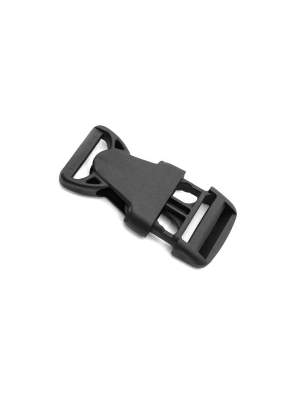 Klamerki zatrzaskowe plastikowe - 30 mm - czarne - wzór 3 - 20szt./opak.