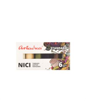 Zestaw nici ARIADNA - Talia 120 - codzienne - 6szt.x200mb/opak.