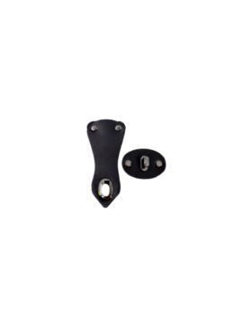 Zapięcie skórzane naturalne - Tun Short Jucht - 125 mm - Z1/TS