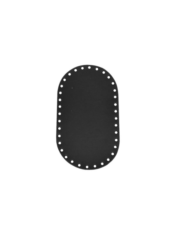 Spód do torby skórzany naturalny - Jucht - 180x100 mm (owal) - DO18-10