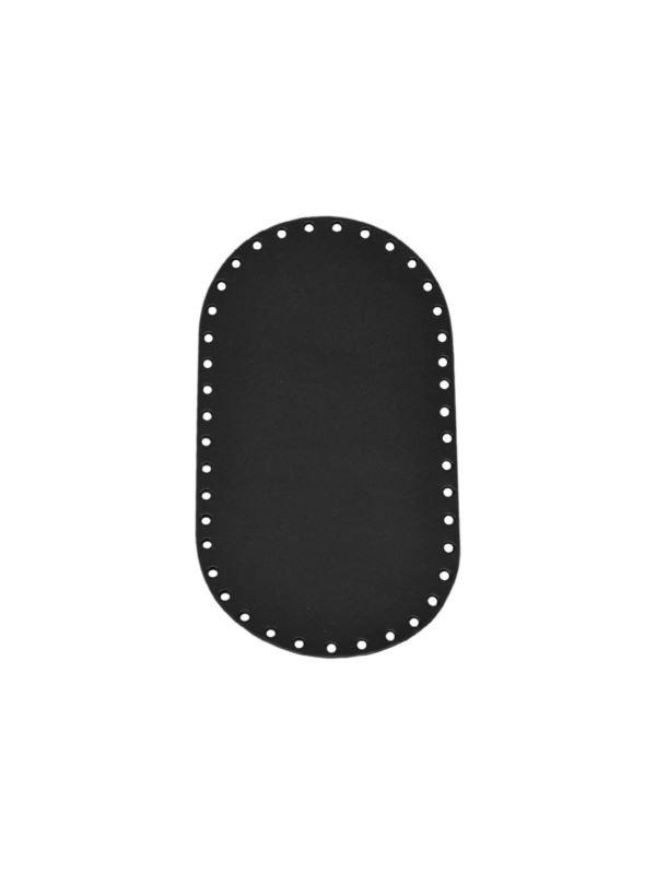Spód do torby skórzany naturalny - Jucht - 220x120 mm (owal) - DO22-12