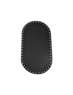Spód do torby skórzany naturalny - Jucht - 260x140 mm (owal) - DO26-14