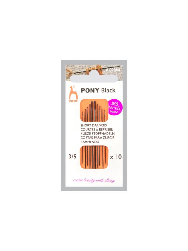 Igły do ręcznego cerowania PONY - BLACK - rozm.3/9 - 09884 - 10szt./opak.