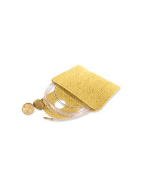 Zestaw metalowych drutów z wymiennymi żyłkami PONY - Colour Jute - 3,00-5,00 mm x 14 cm - 61068/01
