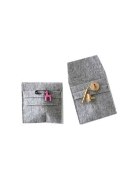 Zestaw drewnianych drutów z wymiennymi żyłkami PONY - Perfect Felt - 49151/01