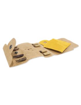 Zestaw drewnianych drutów z wymiennymi żyłkami PONY - Perfect Jute - 3,00-5,00 mm x 10,5 cm - 49164/01