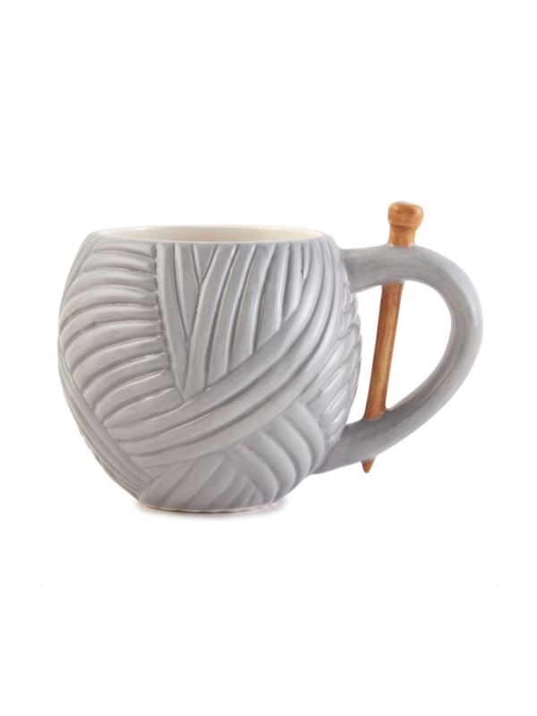 Kubek ceramiczny - 500 ml - szary - N4371.5