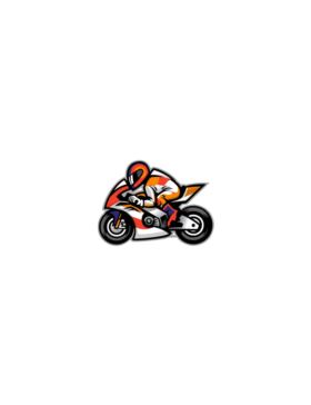 Aplikacje termoprzylepne drukowane LECCO - Motor Bike - 06502 - 40szt./opak.