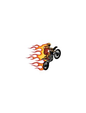 Aplikacje termoprzylepne drukowane LECCO - Motor Bike - 06502 - 40szt./opak.