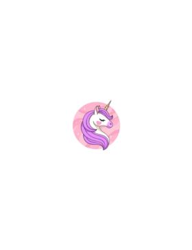 Aplikacje termoprzylepne drukowane LECCO - Unicorn - 06498 - 40szt./opak.