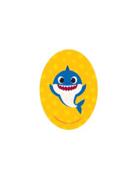 Łaty termoprzylepne drukowane - 8x11 cm - Baby Shark - 6892 - 24szt./opak.