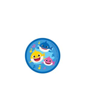 Aplikacje termoprzylepne drukowane - Baby Shark - 6893 - 24szt./opak.