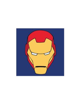 Zestaw kanwy z muliną - 12x12 cm - Avengers - 656