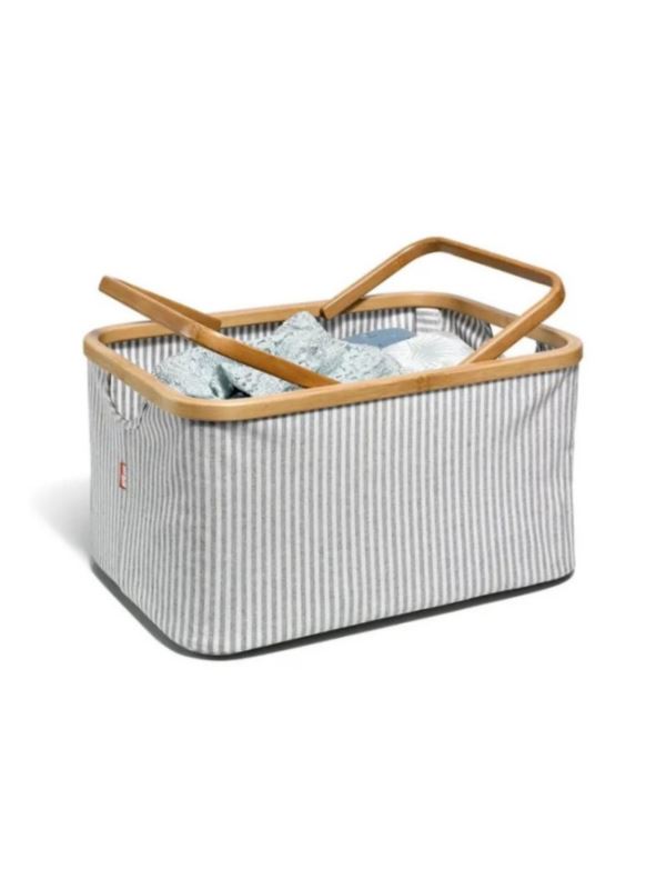Koszyk na włóczkę PRYM - Fold&Store (striped) - 45x30x22 cm - 612054