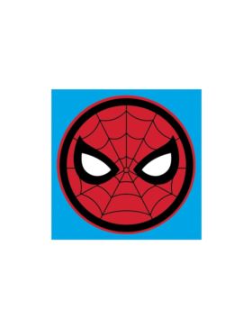 Zestaw kanwy z muliną - 12x12 cm - Spiderman - 651