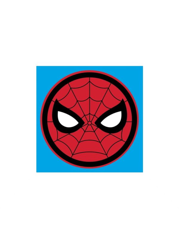 Zestaw kanwy z muliną - 12x12 cm - Spiderman - 651