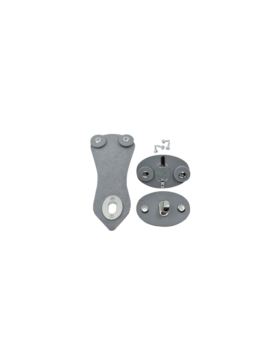 Zapięcie skórzane naturalne - Tun Short Jucht - 125 mm - Z1/TS