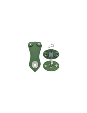 Zapięcie skórzane naturalne - Tun Short Jucht - 125 mm - Z1/TS