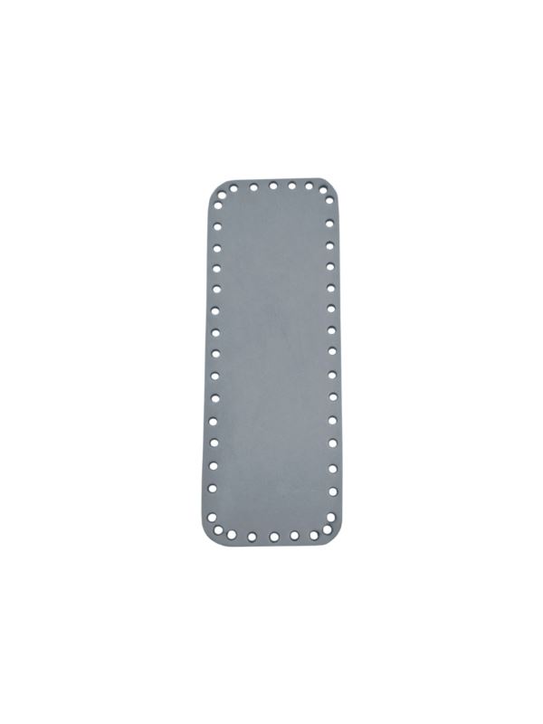 Spód do torby skórzany naturalny - Jucht - 250x80 mm (prostokąt) - DP25-8