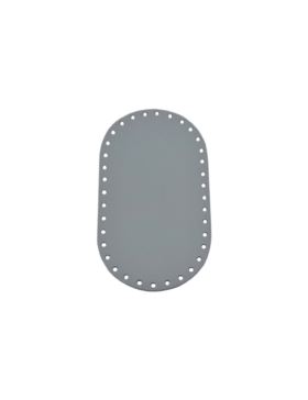 Spód do torby skórzany naturalny - Jucht - 180x100 mm (owal) - DO18-10