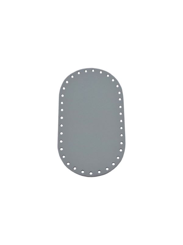 Spód do torby skórzany naturalny - Jucht - 180x100 mm (owal) - DO18-10