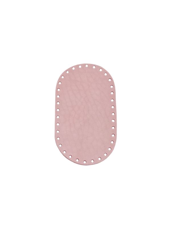 Spód do torby skórzany naturalny - Jucht - 180x100 mm (owal) - DO18-10