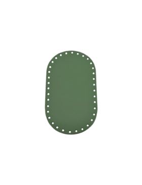 Spód do torby skórzany naturalny - Jucht - 180x100 mm (owal) - DO18-10