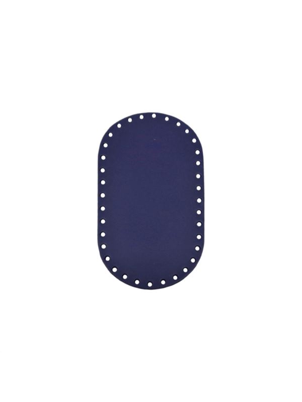 Spód do torby skórzany naturalny - Jucht - 180x100 mm (owal) - DO18-10
