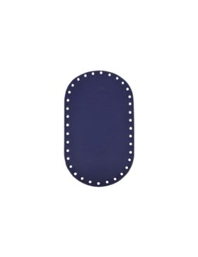 Spód do torby skórzany naturalny - Jucht - 180x100 mm (owal) - DO18-10