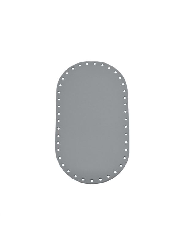 Spód do torby skórzany naturalny - Jucht - 220x120 mm (owal) - DO22-12