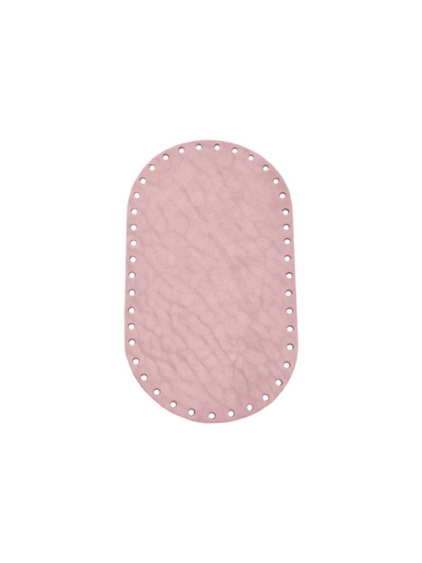 Spód do torby skórzany naturalny - Jucht - 220x120 mm (owal) - DO22-12