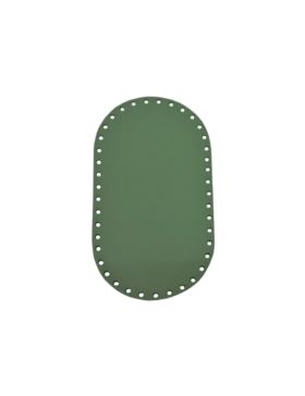 Spód do torby skórzany naturalny - Jucht - 220x120 mm (owal) - DO22-12