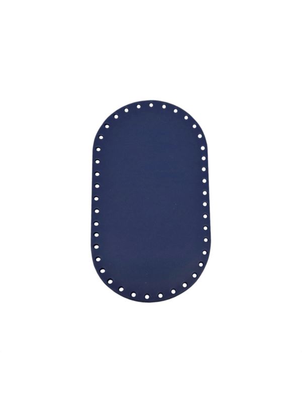 Spód do torby skórzany naturalny - Jucht - 220x120 mm (owal) - DO22-12