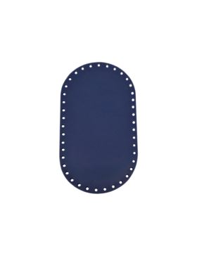 Spód do torby skórzany naturalny - Jucht - 220x120 mm (owal) - DO22-12