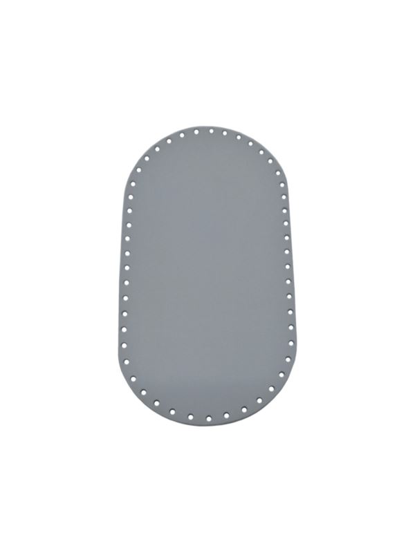 Spód do torby skórzany naturalny - Jucht - 260x140 mm (owal) - DO26-14