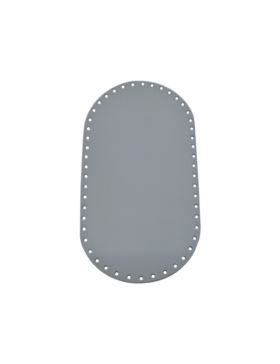 Spód do torby skórzany naturalny - Jucht - 260x140 mm (owal) - DO26-14