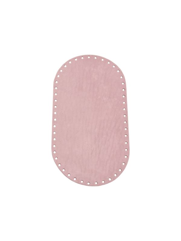 Spód do torby skórzany naturalny - Jucht - 260x140 mm (owal) - DO26-14
