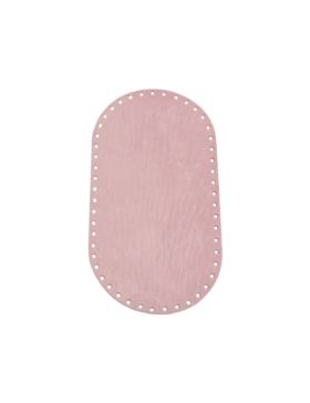 Spód do torby skórzany naturalny - Jucht - 260x140 mm (owal) - DO26-14